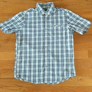Chaps Lg Plaid Button Up